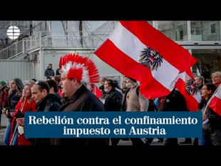 Rebelión contra el confinamiento impuesto en Austria: "No permitiremos que nos encierren"