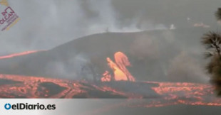 Involcan confirma la aparición de una nueva boca eruptiva al sur del cono del volcán en La Palma