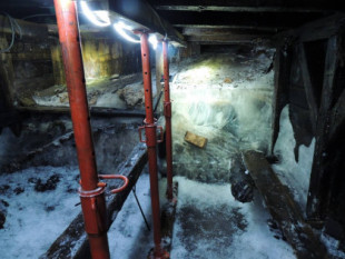 El derretimiento de los glaciares deja al descubierto túneles de la Primera Guerra Mundial