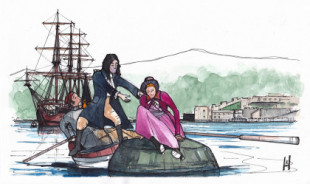 Cuando en 1690 el culo de una reina de España bautizó una piedra de la ría de Ferrol