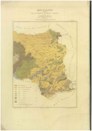 Los mapas geológicos de España del siglo XIX realizados por el ingeniero de minas Federico de Botella y Hornos