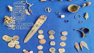 La Policía Nacional interviene más de 400 piezas arqueológicas procedentes de expolio