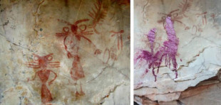 Indignación por el ataque a una de las principales pinturas rupestres de Jaén