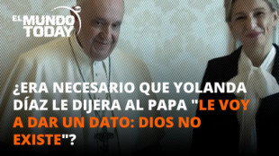 ¿Era necesario que Yolanda Díaz le dijera  al Papa «le voy a dar un dato: Dios no existe»