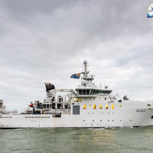 La Armada de Bélgica recibe su nuevo buque oceanográfico construido en España