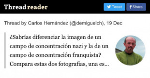 ¿Sabrías diferenciar la imagen de un campo de concentración nazi y la de un campo de concentración franquista? [Hilo]