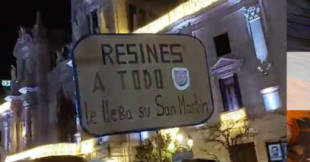 Negacionistas de ultraderecha desean la muerte a Resines en una manifestación en Valencia