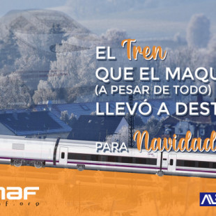 El Tren que el Maquinista consiguió llevar a destino para Navidad