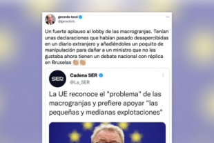 La polémica sobre Garzón empieza a darse la vuelta: tuits borrados, críticos retratados y macrogranjas, a debate
