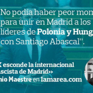 VOX esconde la internacional posfascista de Madrid