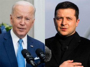 El presidente de Ucrania pide a Biden que "calme" las advertencias de invasión rusa, diciendo que está creando un pánico no deseado [EN]