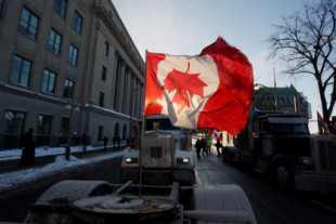 Justin Trudeau y su familia se mudan a un lugar secreto debido a las protestas de los camioneros