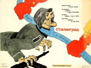 La batalla de Stalingrado en caricaturas