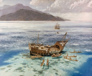 El naufragio de la nao Santa María y el trágico final del primer asentamiento español en América