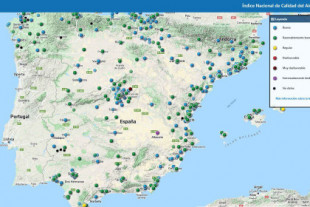 Un mapa para conocer la calidad del aire por toda España: así es esta web del gobierno