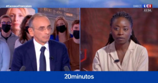 La frialdad del candidato de ultraderecha a la presidencia de Francia al dar una respuesta racista en televisión