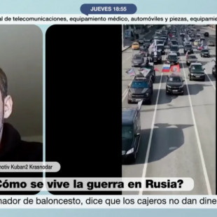 Un español describe la actitud de los jóvenes rusos ante la invasión de Ucrania: "No hay ningún interés en saber lo que pasa"