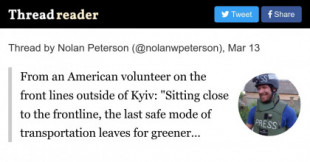 De un voluntario estadounidense en el frente, a las afueras de Kiev [ENG]