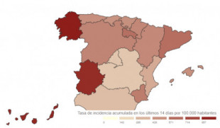 Récord de positivos en casi un mes en una Galicia que es la líder en incidencia covid duplicando la de España