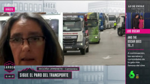 La camionera Begoña Urmeneta culpa a los transportistas de su situación: "Si cogen lo que sea por quitarle el trabajo al de al lado, no hay Gobierno que solucione nada"