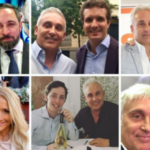 Fotos con Rivera, Abascal y Casado: estrecha relación con la derecha del empresario dedicado al vino al que Ayuso pagó 17,5 millones por mascarillas