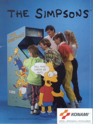 The Simpsons, el exitoso arcade beat 'em up de Konami (1991)