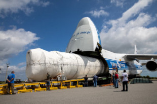 La escasez de aviones Antonov An-124 provocada por la invasión rusa de Ucrania amenaza el lanzamiento en plazo de algunos satélites
