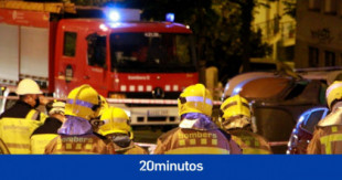 Una explosión provoca un gran incendio en el Eixample de Barcelona: un herido, 34 atendidos y ocho fincas afectadas