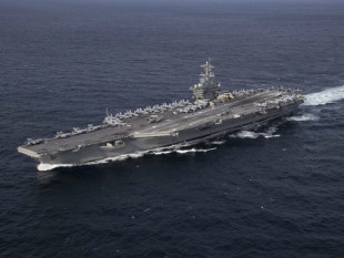 Un portaaviones nuclear de EEUU entra en aguas internacionales del mar de Japón