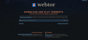 webtor, otro servicio para descargar torrents desde el navegador, pero este es gratuito, no tiene límites y, lo más importante, funciona