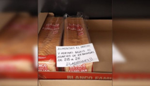 La queja viral en un pan de molde de un cliente: "Aumentáis los precios y bajáis las rebanadas"