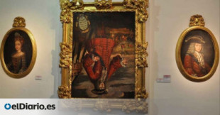 El retrato de Felipe V viaja boca abajo de Xàtiva a Almansa en el aniversario de la batalla que acabó con el autogobierno valenciano