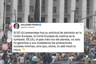 Hilo de Guillermo Fesser sobre la "cruzada" del Supremo de EEUU contra el aborto: "¿Pelos de punta? Razones hay"