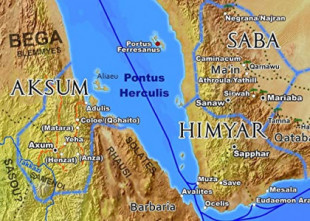 El alcance del dominio romano a lo largo del Mar Rojo