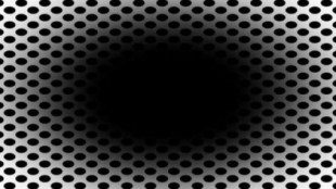 Esta ilusión óptica te adentra en un agujero negro en expansión que en realidad está estático