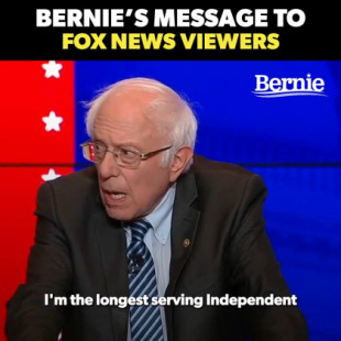 Bernie Sanders habla en la Fox sobre la situación en USA - 4 min - (Eng)