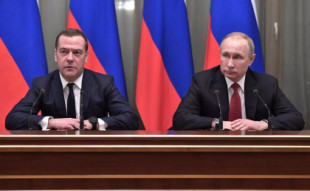 Medvedev: "Los admiradores de las ranas, de la leberwust y de los espaguetis visitan Kiev"