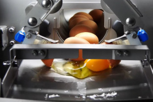 Hay una máquina capaz de romper 39.000 huevos a la hora (y observarla es fascinante)