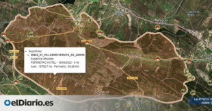 El incendio en la Sierra de la Culebra de Zamora ha arrasado ya casi 20.000 hectáreas