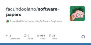 Una lista con más de cien trabajos académicos sobre ingeniería del software