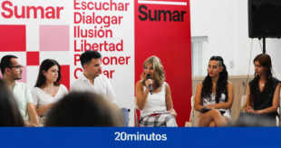 Yolanda Díaz inicia su "escucha" centrando la primera asamblea de Sumar en el cambio climático: "Es el principal problema de España"