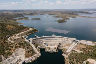 Inauguran en Portugal la mayor planta solar flotante de Europa en aguas de un embalse