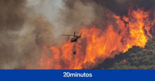 Un bombero refleja con esta foto la terrible realidad de los incendios: "A veces ni los medios aéreos son efectivos"