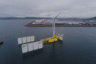 El aerogenerador que resiste olas de 19 metros para suministrar energía a 2.000 hogares