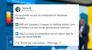 "Se llama rigor": Roberto Brasero responde a la manipulación de un tuitero que negaba la crisis climática