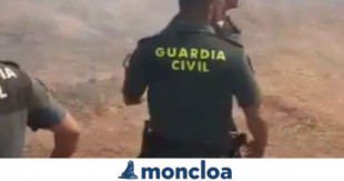 VÍDEO: La Guardia Civil sofoca los incendios sin medidas de protección