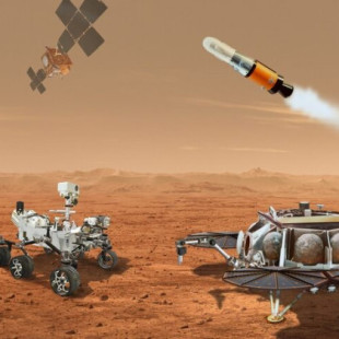 La NASA y la ESA sustituyen los rovers por helicópteros en los planes de devolución de muestras de Marte (ING)
