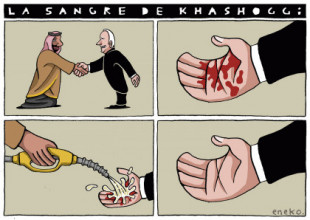 La sangre de Khashoggi (Viñeta)