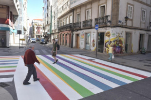 primer paso de peatones “integral” de A Coruña