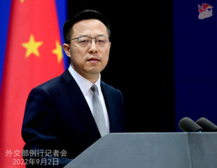 Rueda de prensa del Portavoz del Ministerio de Relaciones Exteriores Zhao Lijian, 2 de septiembre de 2022 (CHI)